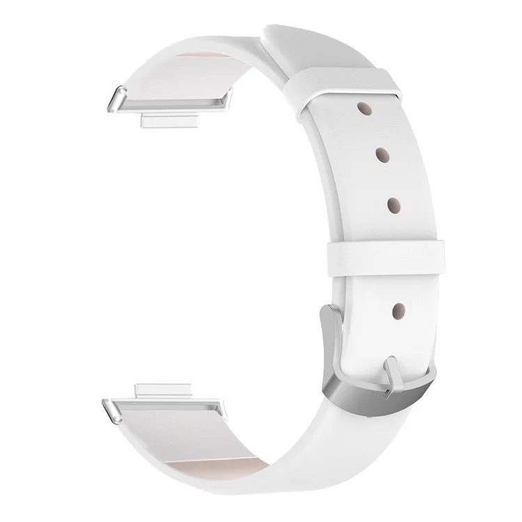 Pour Xiaomi Redmi Watch 4 / Smart Band 8 Pro Bracelet de montre de remplacement en cuir réglable - Blanc