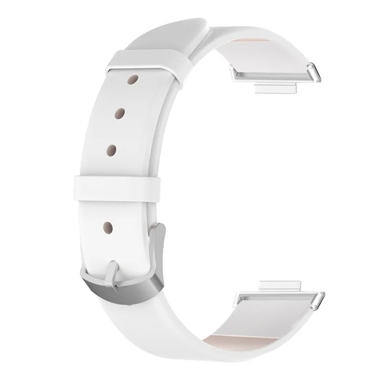 Pour Xiaomi Redmi Watch 4 / Smart Band 8 Pro Bracelet de montre de remplacement en cuir réglable - Blanc