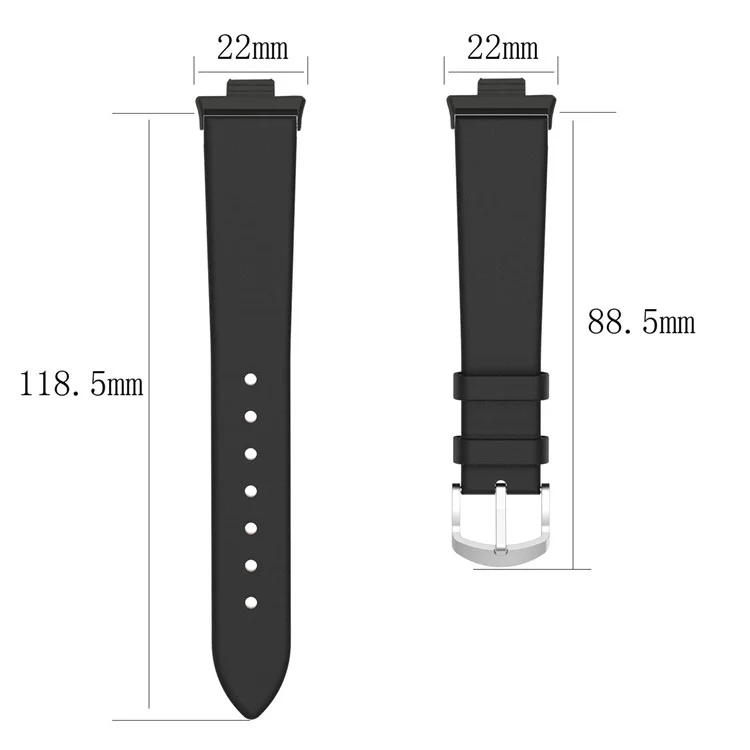 Pour Xiaomi Redmi Watch 4 / Smart Band 8 Pro Bracelet de montre de remplacement en cuir réglable - Blanc