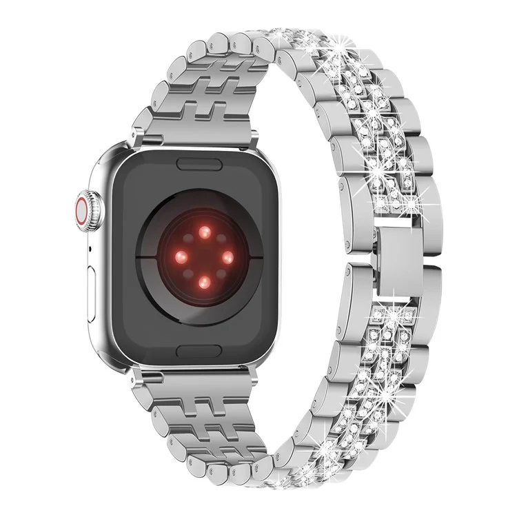 Strap for Apple Watch Series 10 42mm / 9 8 7 41mm / SE (2023) SE (2022) SE 6 5 4 40mm / 3 2 1 38mm Metal Watch Band - Silver