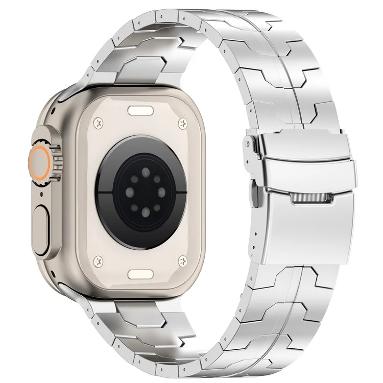 Pour Apple Watch Series 10 42mm / 9 8 7 41mm / SE (2023) SE (2022) SE 6 5 4 40mm / 3 2 1 38mm Bracelet Watch Band - Argent