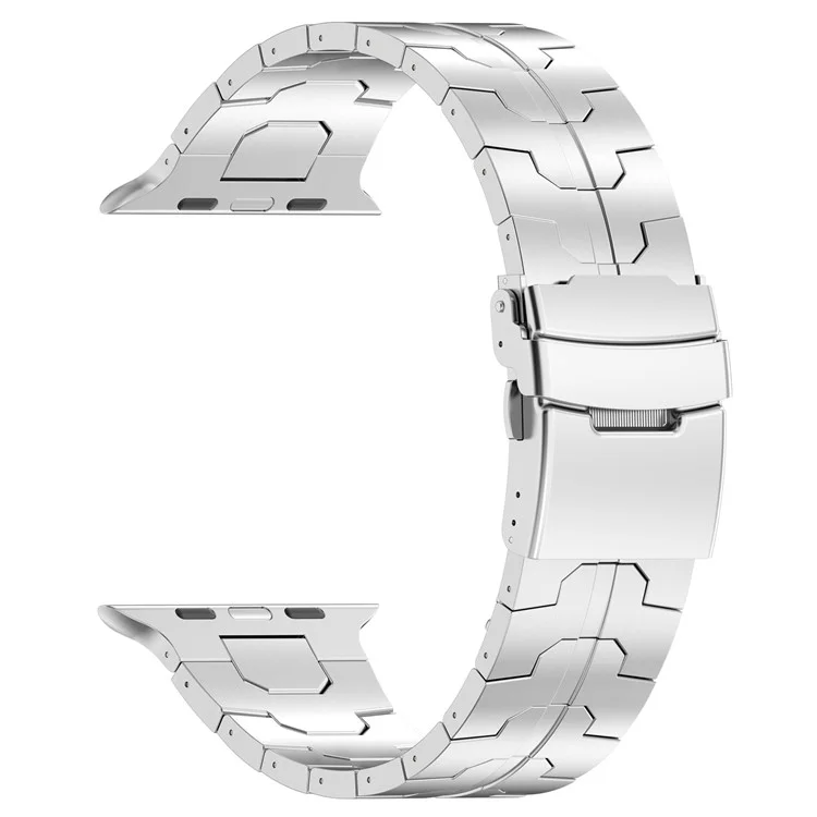 Pour Apple Watch Series 10 42mm / 9 8 7 41mm / SE (2023) SE (2022) SE 6 5 4 40mm / 3 2 1 38mm Bracelet Watch Band - Argent