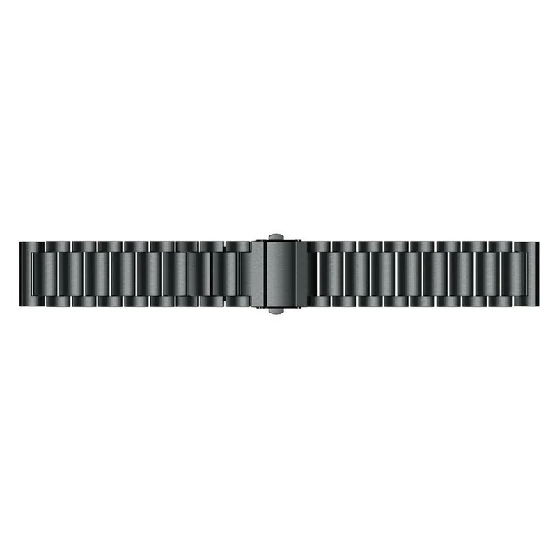 For Garmin Forerunner 265 / 265 Music Stylish 316L Stainless Steel Wrist Strap 22mm Replacement Band - Black