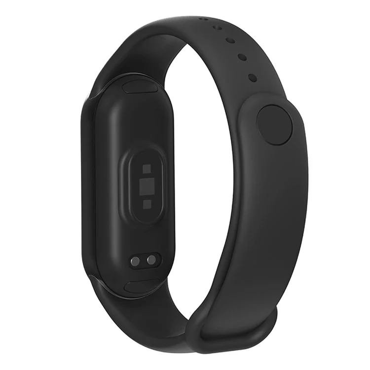 Für Xiaomi Mi Band 9 NFC / Mi Band 9 / Smart Band 8 NFC / Smart Band 8 Silikon-Uhrenarmband - Schwarz