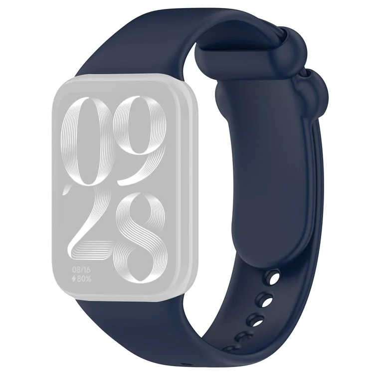 Für Xiaomi Smart Band 8 Pro Armbanduhr-Band, verstellbares Silikonarmband als Ersatz - Mitternachtsblau