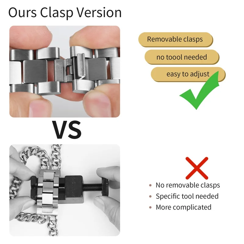 For Fitbit Inspire / Inspire HR / Inspire 2 Circle Design Stainless Steel Watch Bracelet Strap - Silver