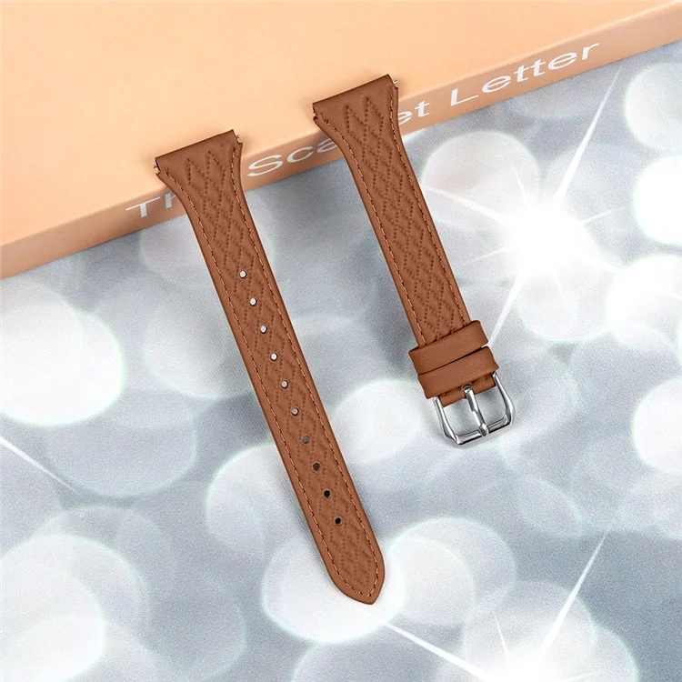 Para Garmin Vivomove 3 / Pulseira de Relógio Garmin Move 3 Top-Layer Cow Leather - Marrom