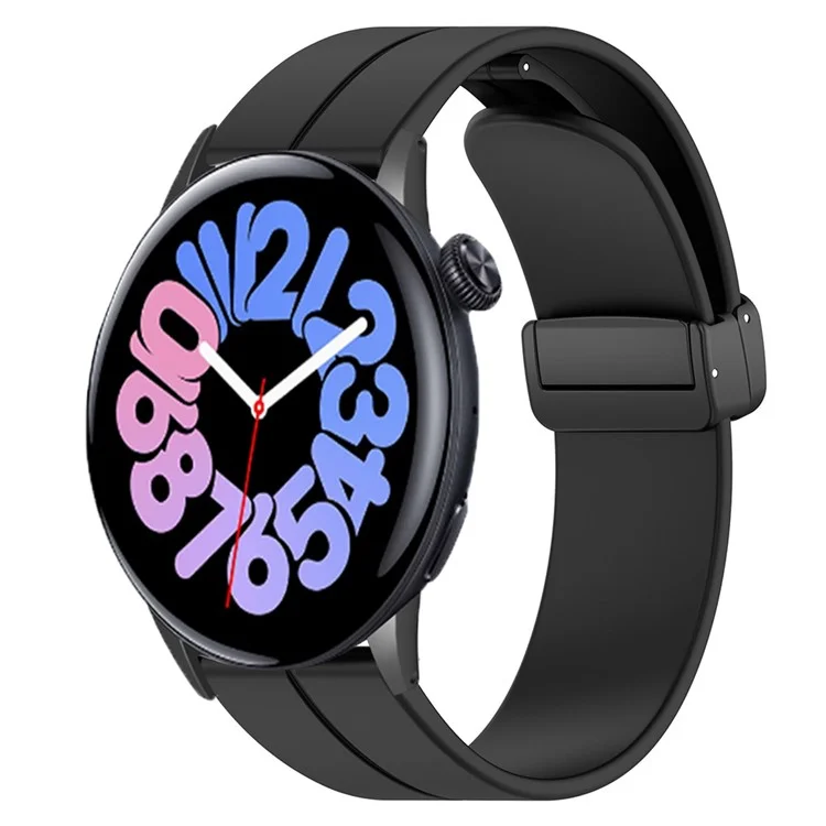 Para vivo Watch 3 Band Silicone Sport Watch Straps com Fivela Dobrável - Preto