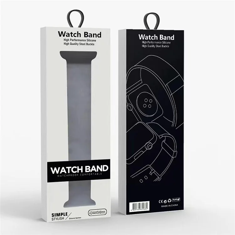 Para Samsung Gear S3 Classic / Garmin Vivoactive 4 Correa magnética de silicona 22 mm - Púrpura oscuro