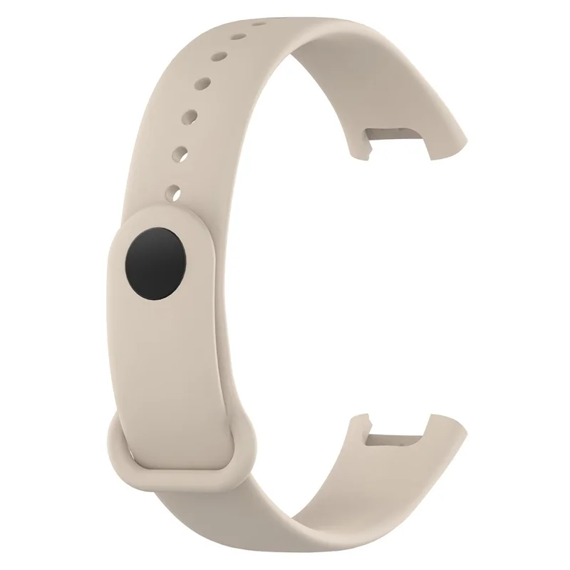 For Xiaomi Redmi Smart Band Pro Solid Color Wrist Band Replacement Silicone Watch Strap - Ivory White