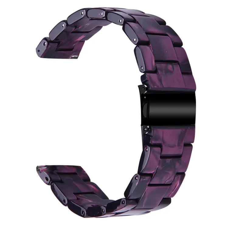 Pour Donerton P36 / P22 / P32 Bracelet de montre en résine Bracelet de montre connecté étanche - Violet 