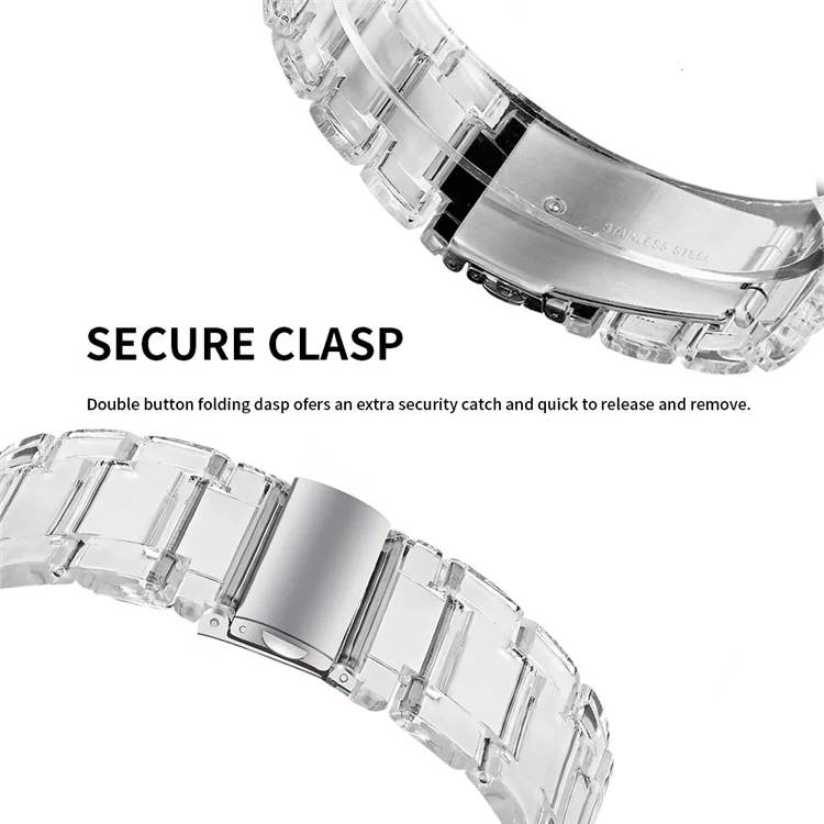 Wasserdichtes Armband für AGPTEK LW31 Ersatz-Harzarmband - Transparent