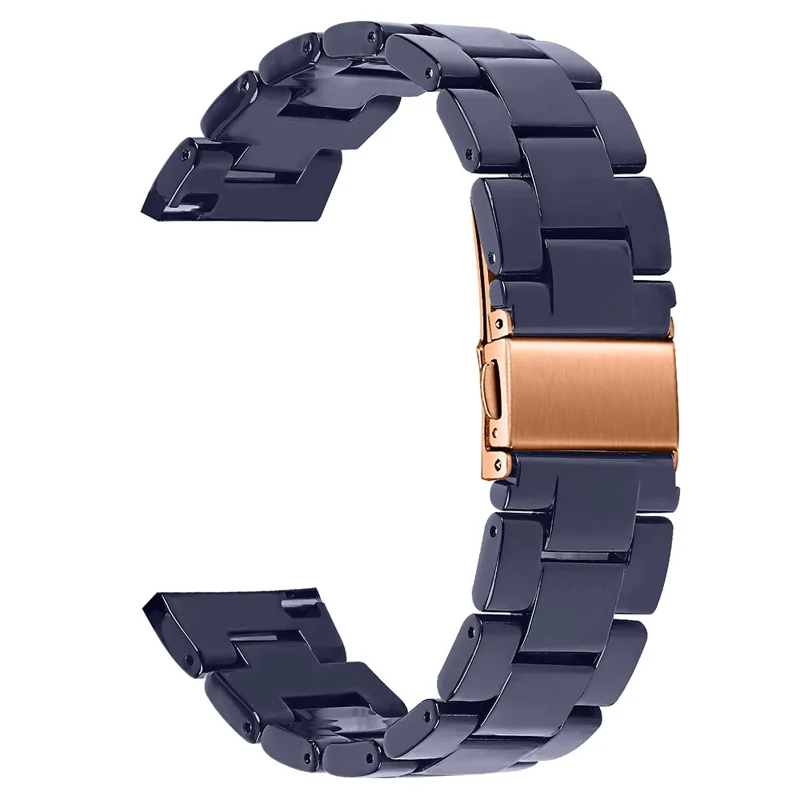 Waterproof Strap for AGPTEK LW31 Replacement Resin Watch Band - Midnight Blue