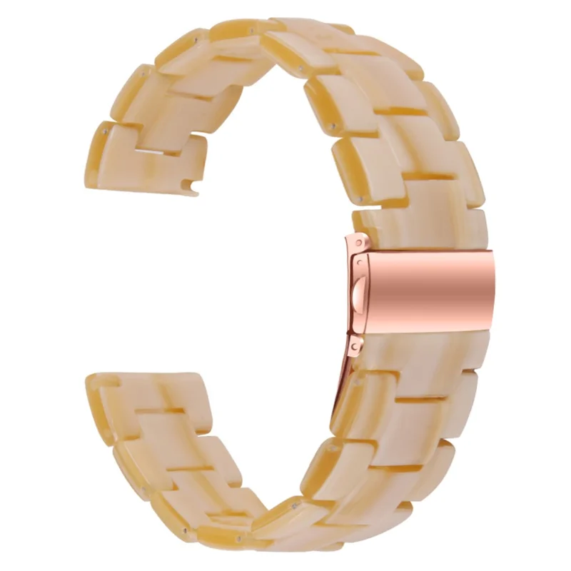 Waterproof Strap for AGPTEK LW31 Replacement Resin Watch Band - Ivory