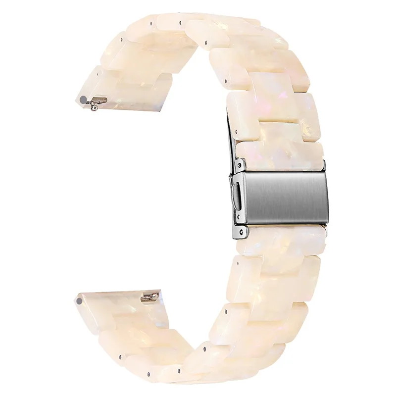Resin Band for Popglory 1.4" P22 / 1.85" P66 Smart Watch Replacement Strap  - Fluorescence White
