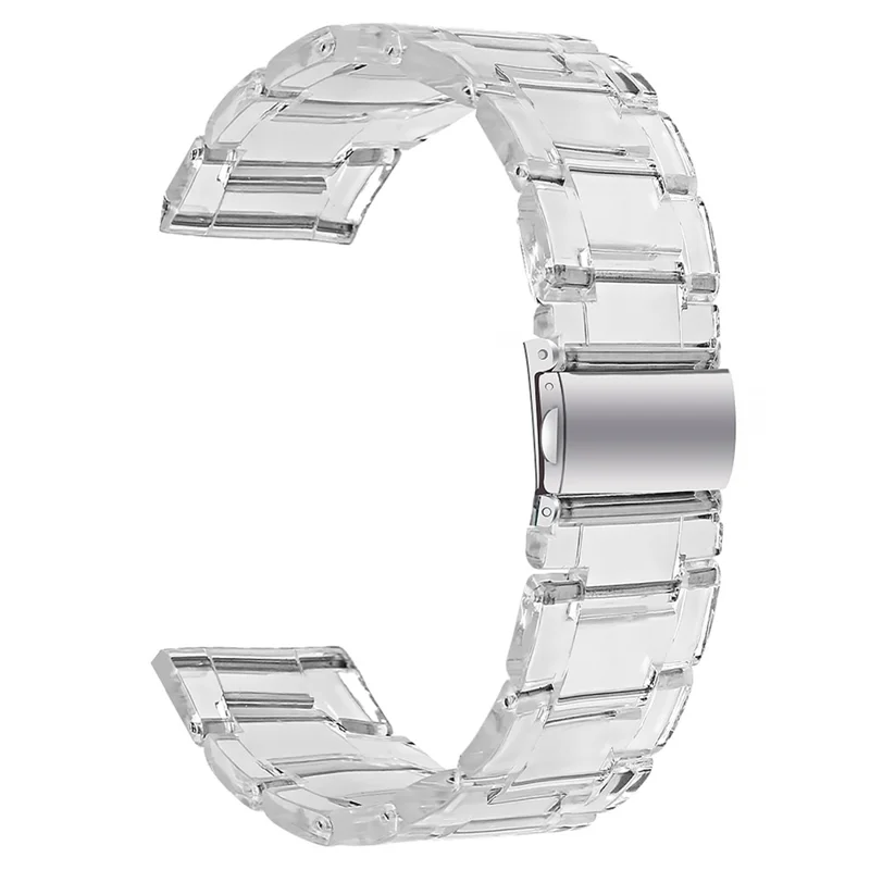 Waterproof Resin Strap for KALINCO P22 Replacement Sports Watch Band - Transparent