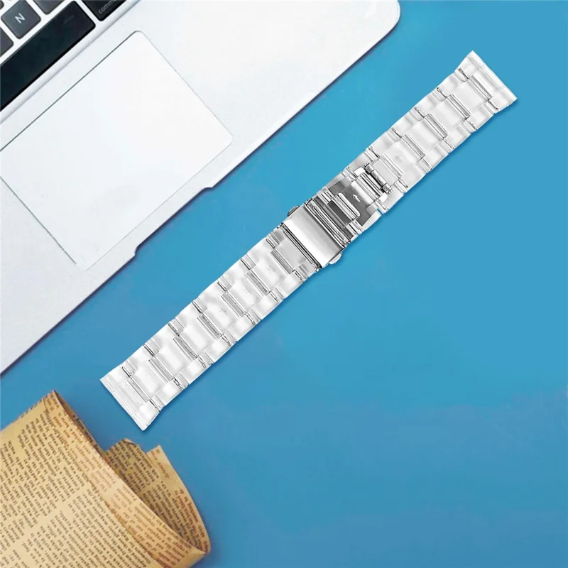 Waterproof Resin Strap for KALINCO P22 Replacement Sports Watch Band - Transparent