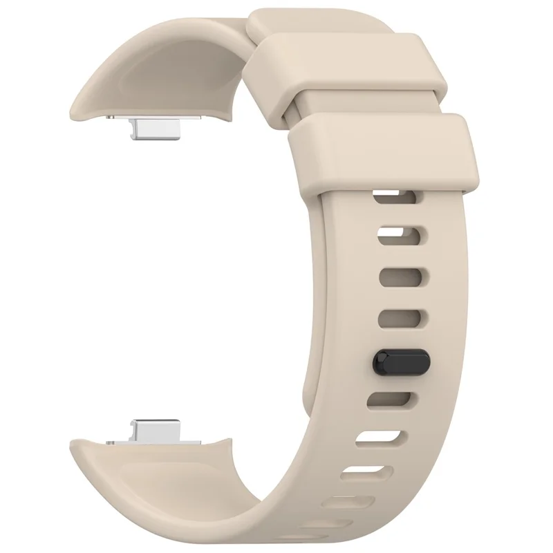 For Xiaomi Redmi Watch 5 eSIM / Redmi Watch 5 / Watch 4 / Smart Band 8 Pro / 9 Pro Watch Band Silicone Strap Replacement - Ivory White