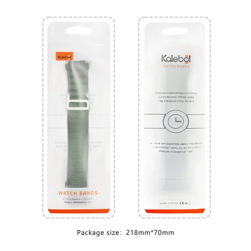 KALEBOL KLB-GSNL-001 para Huawei Band 7 Pulseira Ajustável de Nylon Respirável - Preta
