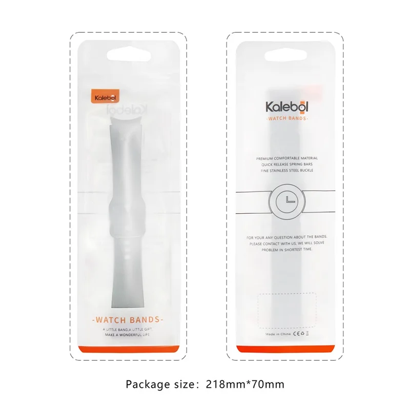 KALEBOL KLB-SXKGJ-001 for Fitbit Versa 3 / 4 / Sense / Sense 2 Silicone Watch Bands Soft Strap Replacement - Black