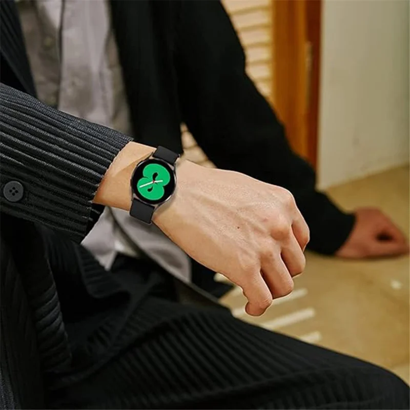 KALEBOL KLB-SXKGJ-001 20mm Adjustable Watch Strap Replacement Silicone Wrist Band - Pink