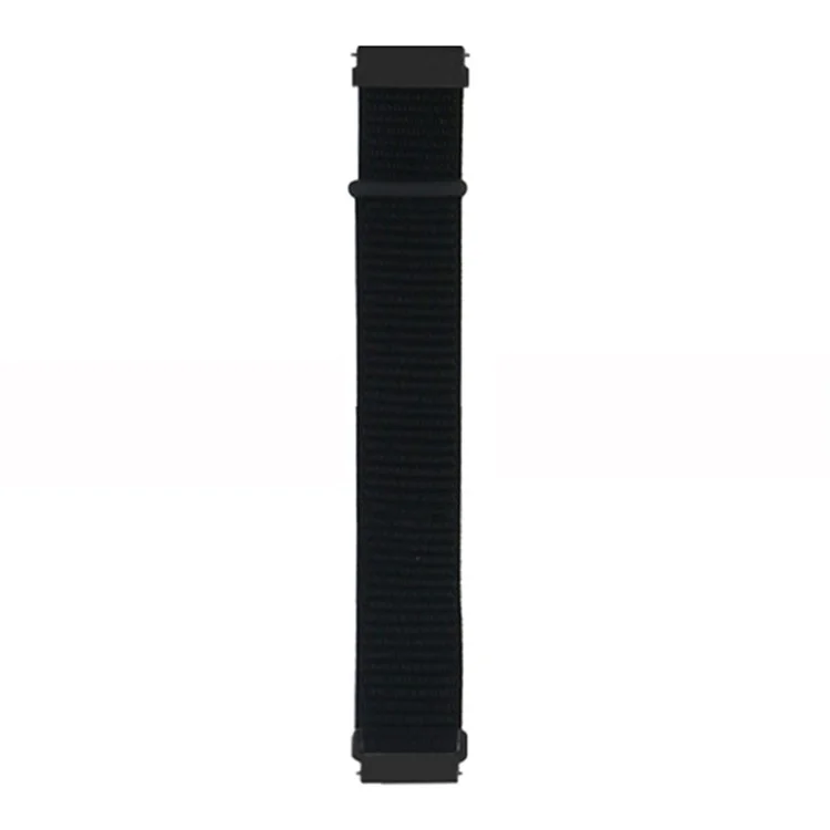 KALEBOL KLB-NLHH-001 For Samsung Galaxy Watch6 / Watch6 Classic Watch Strap 20mm Nylon Loop Band - Black