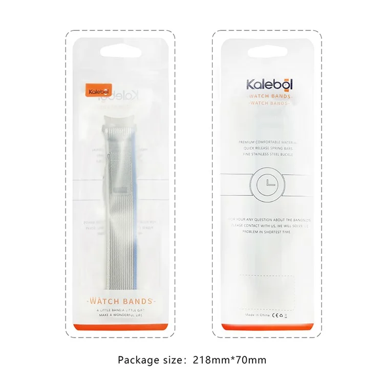 KALEBOL KLB-YJNLHH-001 For Samsung Galaxy Watch6 / Watch6 Classic Nylon Straps 20mm Watch Band Loop Fastener - White Rainbow