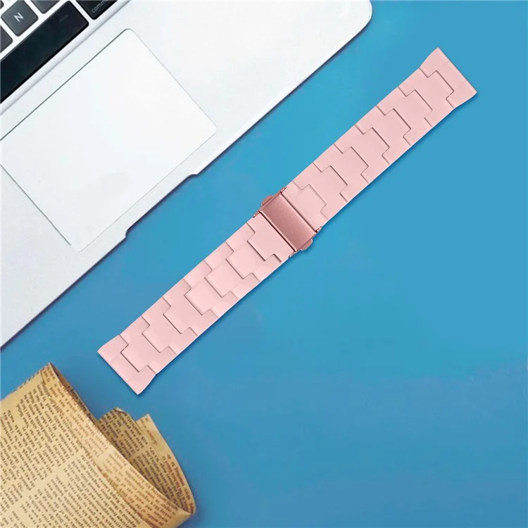 For Nokia Withings Steel HR 40mm Watch Strap 20mm Waterproof Resin Acrylic Bracelet Band - Style J