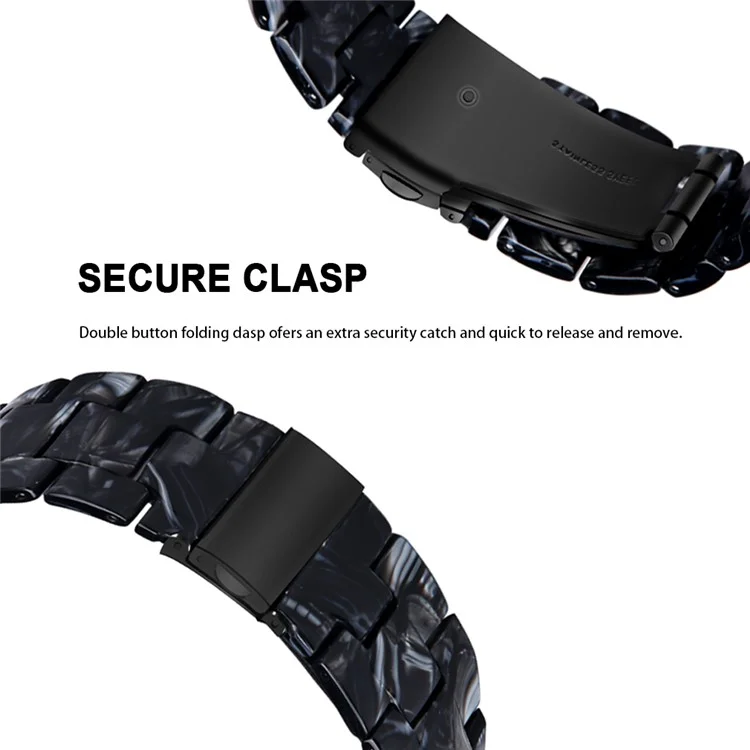 Para Withings Steel HR 40mm Watch Strap 20mm Nokia Reloj a prueba de agua Pulsera de resina acrílica - Estilo L
