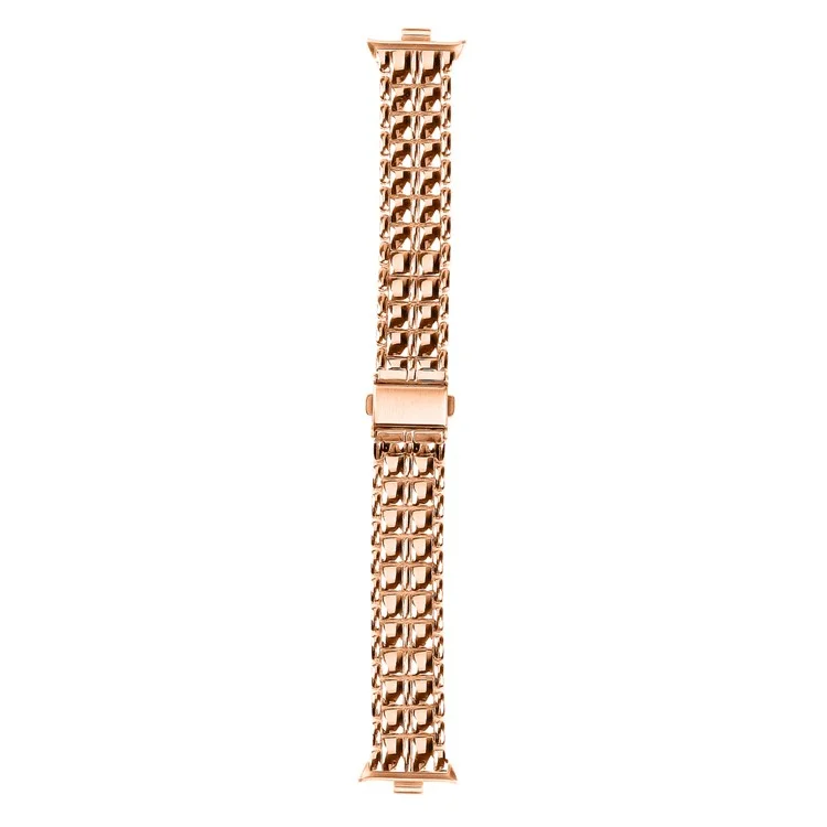 Pour Xiaomi Redmi Watch 4 Bracelet de montre en métal Bracelet Décoration de strass - Or rose