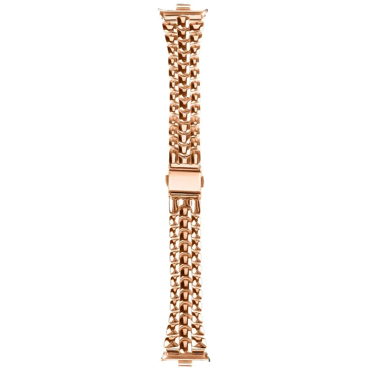 Für Xiaomi Redmi Watch 4 Slim Metall-Uhrenarmband mit Strass - Roségold
