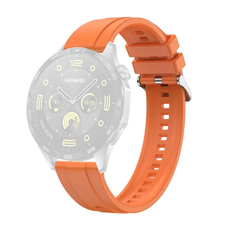 Silikonurband til Huawei Watch GT 4 41 mm / Garmin Venu 3S 18 mm - Orange
