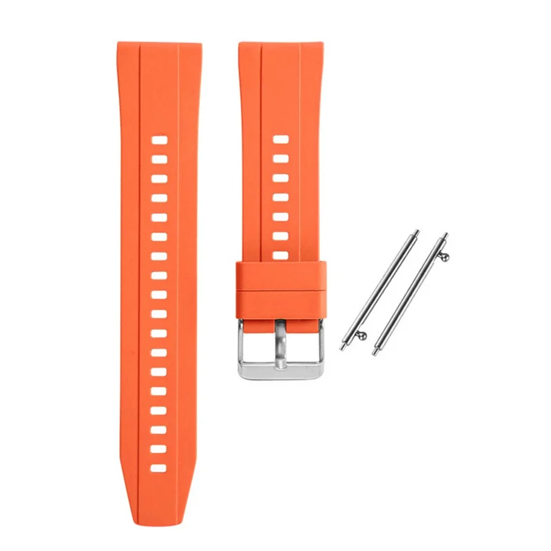 Silikonurband til Huawei Watch GT 4 41 mm / Garmin Venu 3S 18 mm - Orange