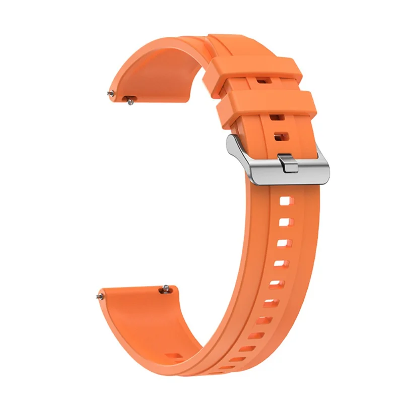 Silikonurband til Huawei Watch GT 4 41 mm / Garmin Venu 3S 18 mm - Orange