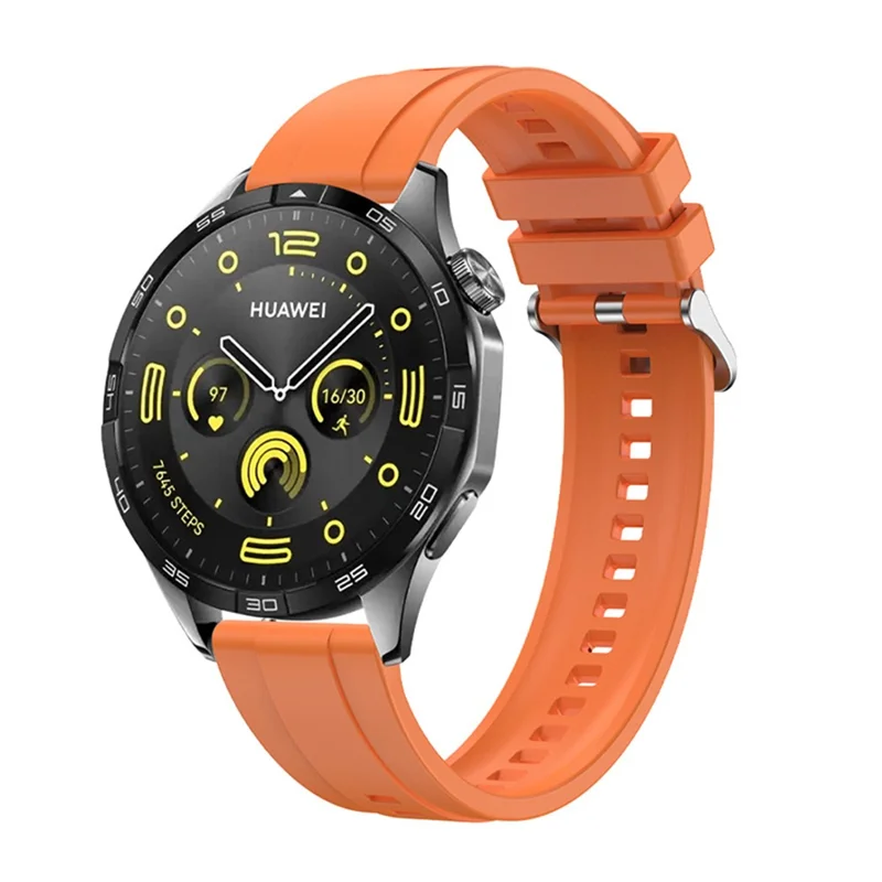 Silikonurband til Huawei Watch GT 4 41 mm / Garmin Venu 3S 18 mm - Orange