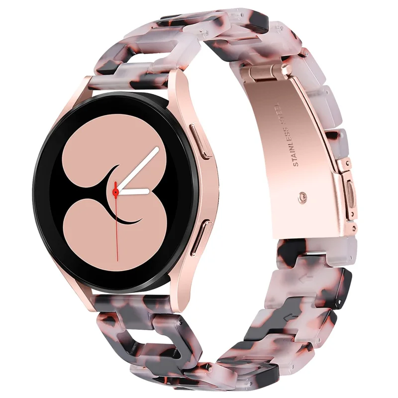 Correa en Forma de D para Motorola Moto 360 de 42 mm (2.ª generación) Brazalete de Resina - Rosa+Negro