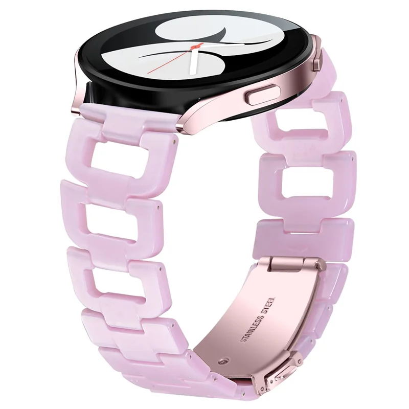 Correa en forma de D para Motorola Moto 360 de 42 mm (2ª generación) Pulsera de resina - Morado claro