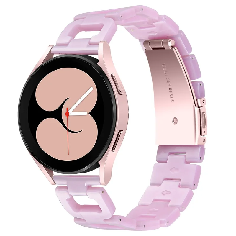 Correa en forma de D para Motorola Moto 360 de 42 mm (2ª generación) Pulsera de resina - Morado claro