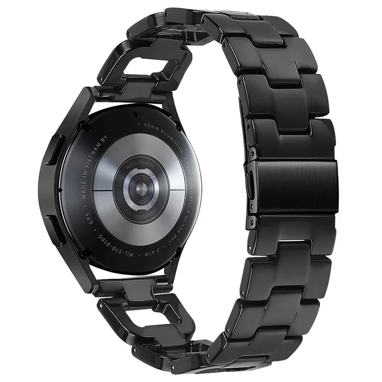 Ремешок D-образной формы для Garmin Vivomove 3 / Garmin Move 3, браслет из смолы, замена ремешка - черный