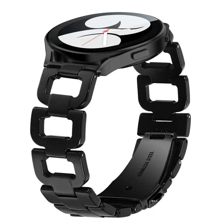 Ремешок D-образной формы для Garmin Vivomove 3 / Garmin Move 3, браслет из смолы, замена ремешка - черный