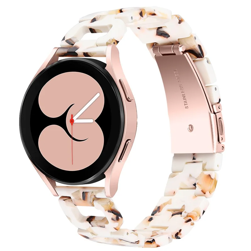 D-formet armbånd til Garmin Vivomove 3 / GarminMove 3, remskifte i kunststof - Nougat