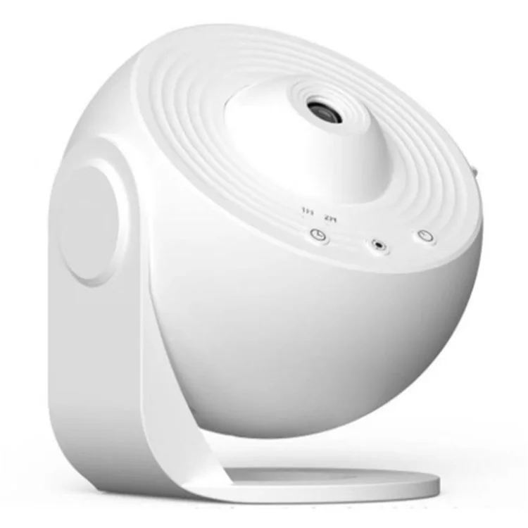 LED Star Projector Galaxy Night Light Rotating Nebula Projector Lamp Living Room Decor - White