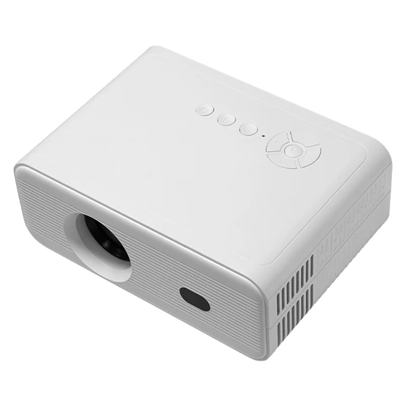 L012AQ 4K Projector with WiFi 6 Bluetooth-compatible 5.2 Android 11 WIFI 6 720P 1+8G Smart Home Projector - EU Plug