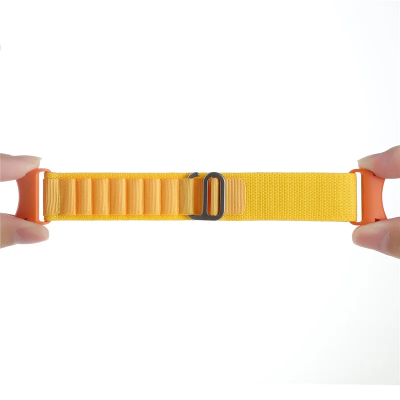 For Samsung Galaxy Watch FE 40mm / Watch6 / Watch6 Classic / Watch 5 / Watch4 Nylon Watch Strap G Hook Wristband - Yellow