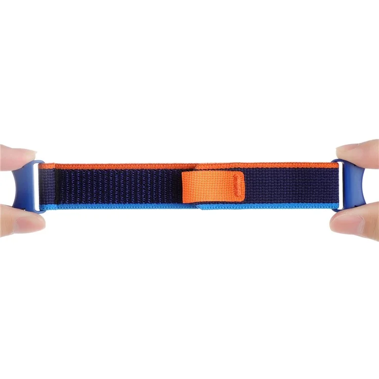 For Samsung Galaxy Watch FE 40mm / Watch6 / Watch 5 / Watch4 Trail Loop Strap Nylon Fabric Sport Watch Band - Navy Blue