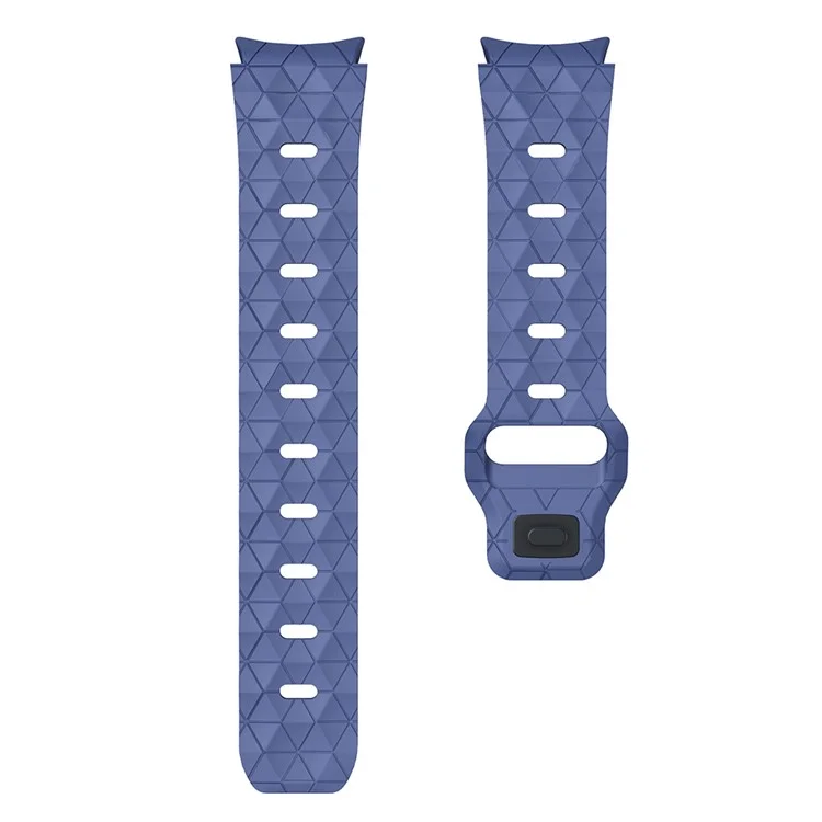 For Samsung Galaxy Watch7 / Watch6 / Watch 5 / Watch FE 40mm / Watch4 Football Pattern Strap Silicone Watch Band - Midnight Blue