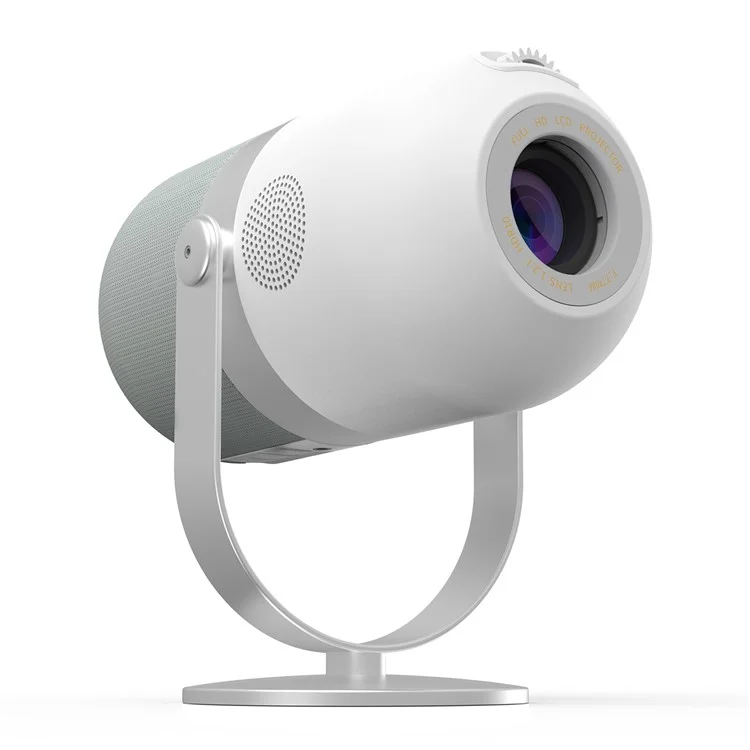 R1 LED Projector Android 9.0 1+8G Dual Band WiFi BT5.0 720P Home Theater Video Projector - UK Plug