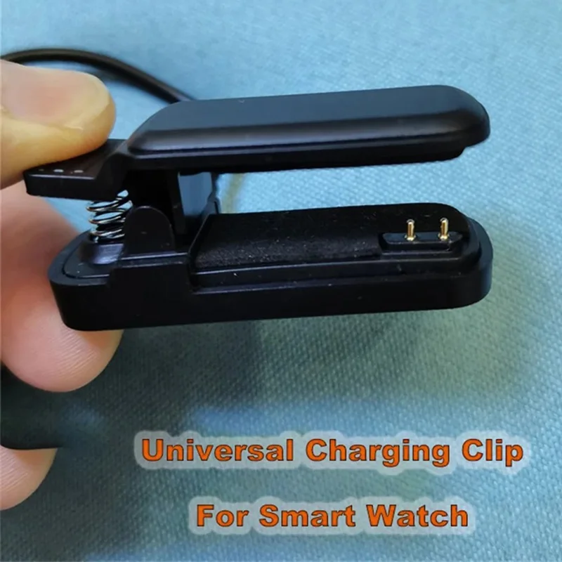 Universal Smart Watch Charger Cord Cabo de Carregamento de 2 Pinos Banhados a Ouro - 3mm