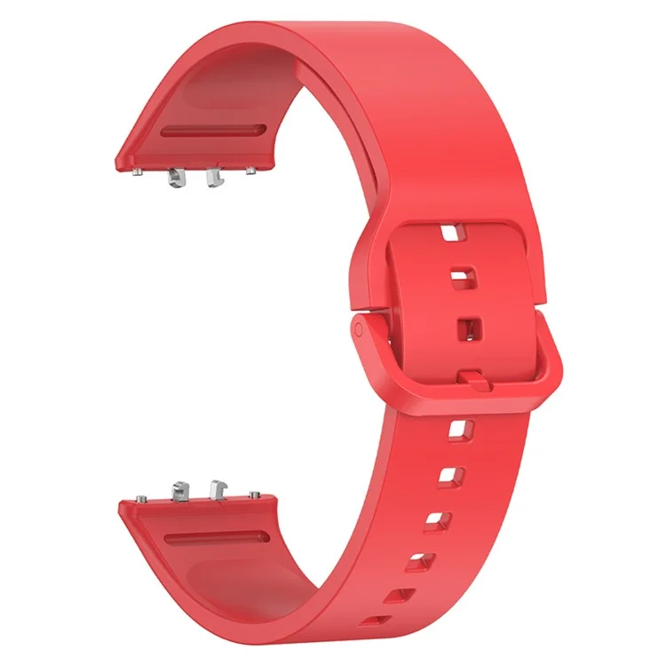 Pour Samsung Galaxy Fit3 Watch Band Remplacement de la Sangle en Silicone Souple - Rouge