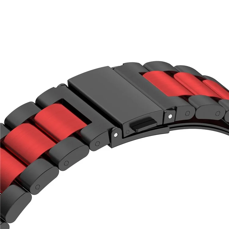 Для ремешка Samsung Galaxy Fit3 Quick Release Watch Stainless Steel - Черный / Красный / Черный